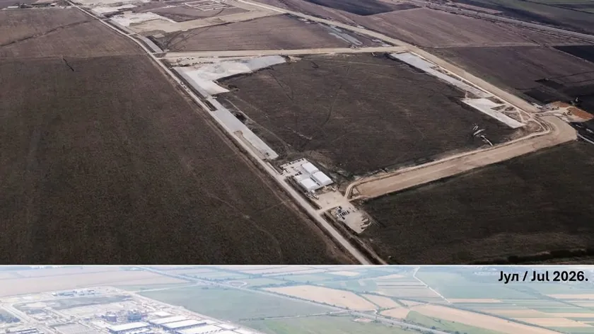 Sırbistan'da Surčin'de yapılan Expo 2027 hazırlıkları hızla ilerliyor.
