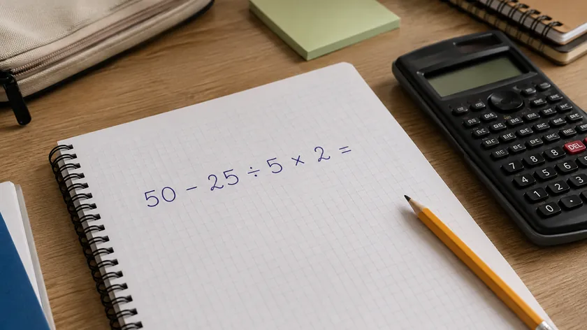50 – 25 ÷ 5 × 2 = 40 ifadesi ilk bakışta basit bir matematik problemi gibi görünse de birçok kişi doğru cevabı bulmakta zorlanıyor.