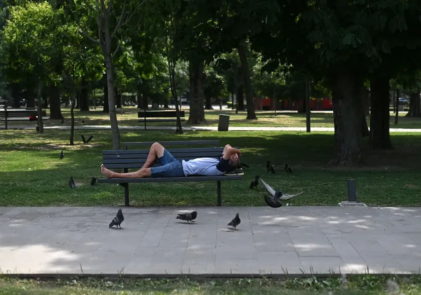 Sırbistan'da güneşli ve çok sıcak hava Sıcaklıklar 40 dereceye kadar ulaşabilir.