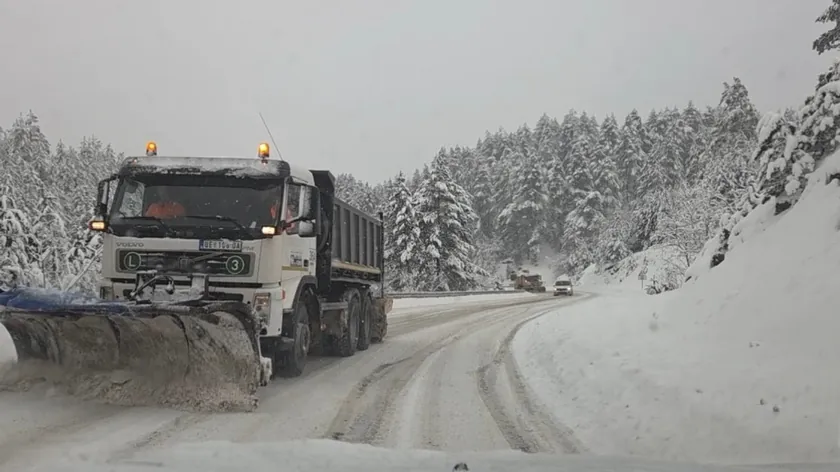 Sırbistan'da yoğun kar yağışı başladı, birçok şehir beyaza büründü, ekipler sahada