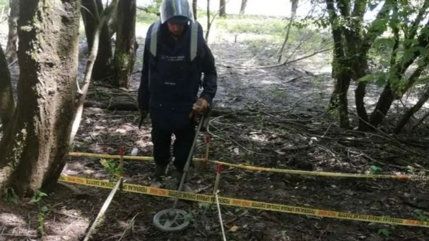 Rakovica'da mayın temizleme çalışmaları: Miljakovačka ormanında 864 bomba bulundu