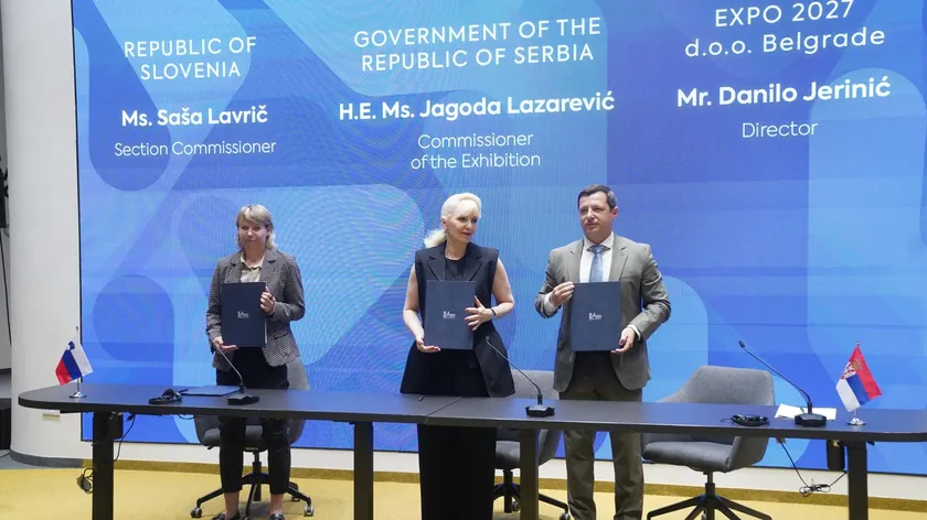 Sırbistan'da Ekspo 2027 sergisine Slovenya katılacak.