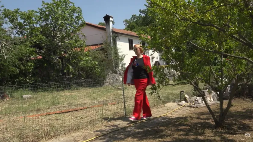 Vedrana Rudan'ın hayatı ve evi hakkında bilgi veriliyor.