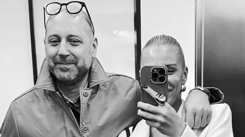 Sırp Kristina Bekvalac iki kez boşandığı eşiyle poz verdi: Boşanmış ama mutlu