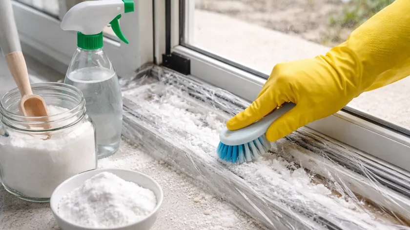 Pencere Rayları Temizliğinde Karbonat ve Folyo Kullanımıyla Etkili Çözüm Belirtildi