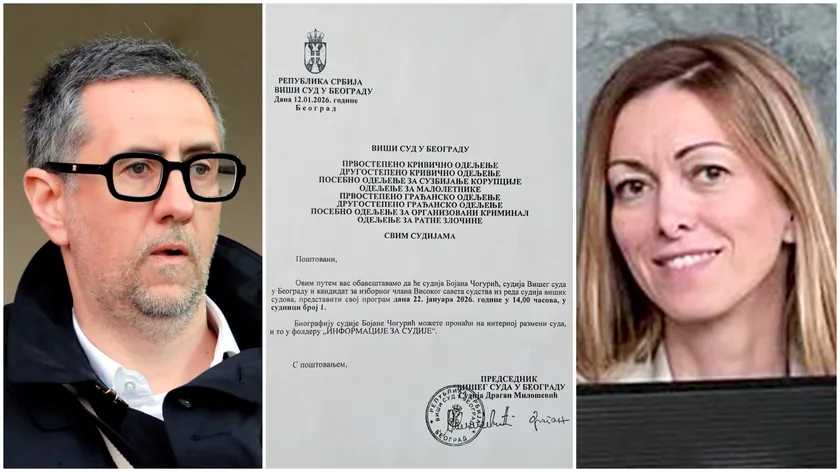 Başkan Milošević, tüm hakimleri VSS adayının sunumuna davet etti