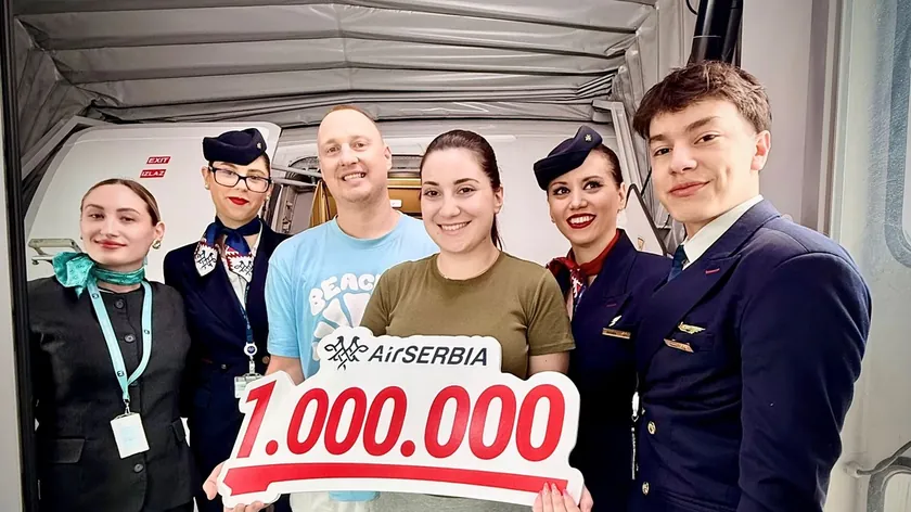 Sırbistan Havayolu Er Srbija 2026 Yılının Milyonuncu Yolcusunu Taşıdı