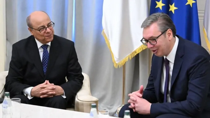 Sırbistan Cumhurbaşkanı Vučić, Cezayir Büyükelçisi'ni Uğurladı ve İlişkileri Vurguladı