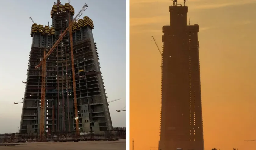 Dünyanın En Yüksek Binası Olacak JEC Kulesi'nde İnşaat Hızı Artıyor