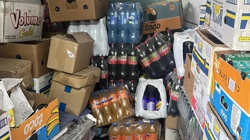 Sırbistan'da Novi Sad'da 1.134 kilograma hrana ele geçirildi.