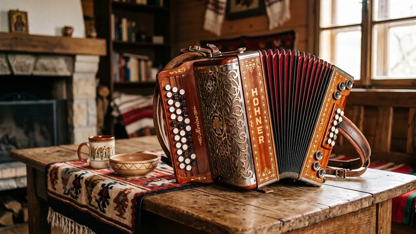 Sırbistan'da yaşayan 93 yaşında bir ustalı harmonika tamircisi olan Miodrag Mijo Bajić hala bu işin içinde.