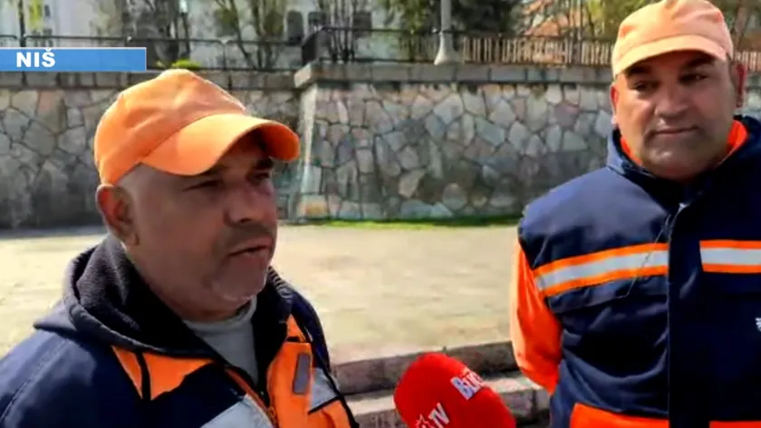 Sırbistan Niş'te iki işçi, boğulmak üzere olan bir kadını son anda kurtardı