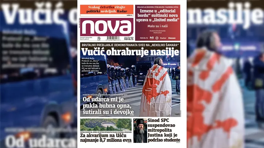 Sırbistan Cumhurbaşkanı Vucic'in öğrenci protestolarındaki şiddeti teşvik ettiği belirtildi