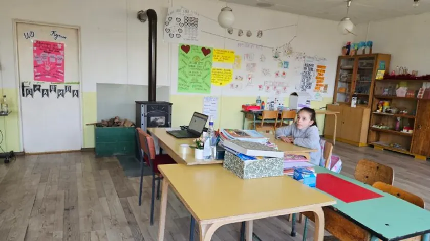 Sırbistan Prijepolje'deki Kuçin Köyü Okulunda Tek Öğrenci Eğitime Devam Ediyor
