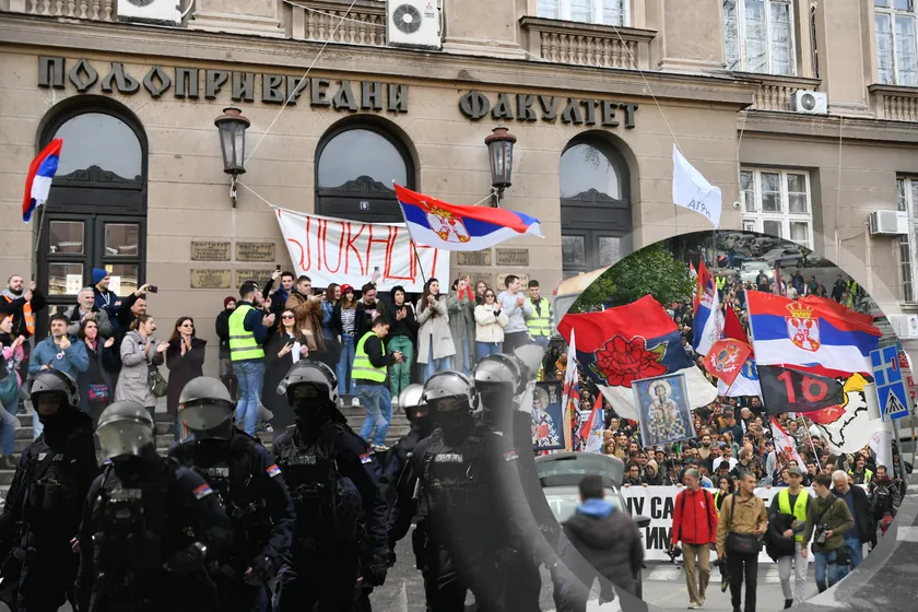 Öğrenciler Zemun'da Yarın Kesimde Sessizlik Eylemi Gerçekleştirecek