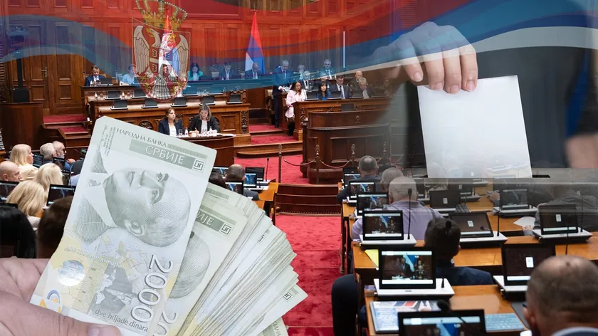 Sırbistan Parlamentosu'nda yeni bir siyasi parti ve seçimler yasası tartışılıyor.