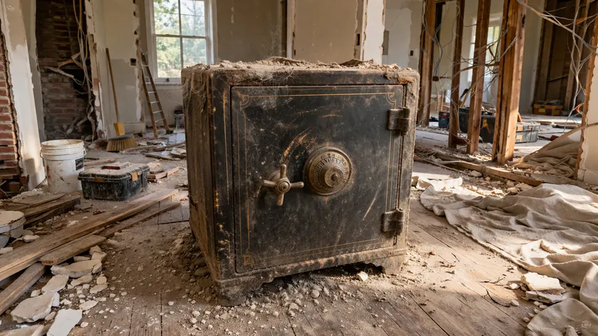 Sırbistan'da Ev Tadilatında Bulunan Gizemli Kasa Büyük Şaşkınlık Yarattı