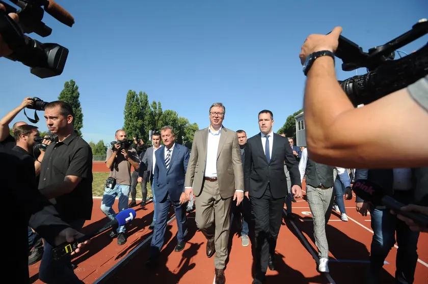 Sırbistan Cumhurbaşkanı Aleksandar Vučić Kraljevo'da bir belediye başkanını eleştirdi.