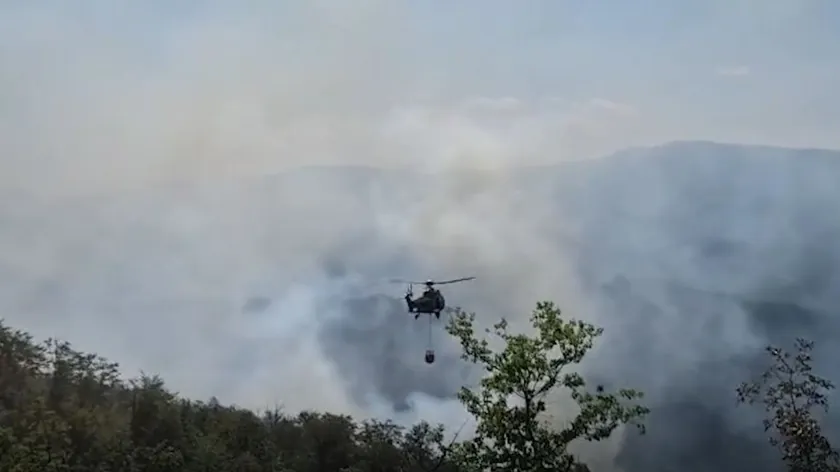 Sırbistan'da yeni bir yangın çıktı Evleri boşaltıldı