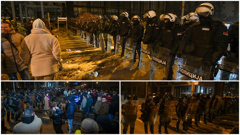 Sırbistan’da Filozofski Fakültesi'ne yapılan polis müdahalesi eleştirildi