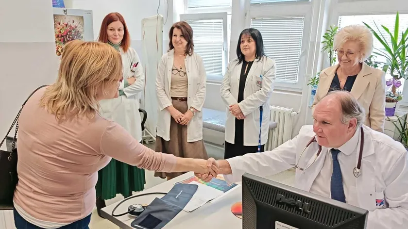 Sırbistan'ın Svilajnac kentinde Sağlık Karavanı etkinliği halktan yoğun ilgi gördü