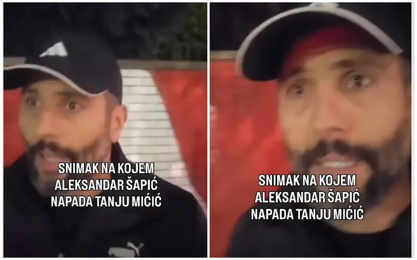 Belgrad Belediye Başkanı Şapić'in muhalif vekile saldırdığı anların görüntüsü yayımlandı