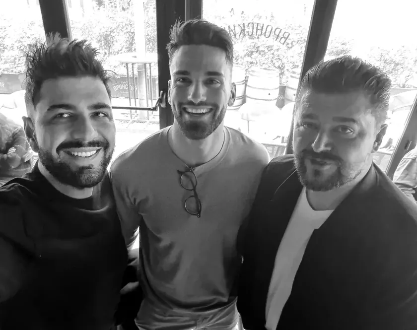 Müzisyen Josip Čolić ve Feđa Imamović Belgrad'da yeni albüm için stüdyoya girdi