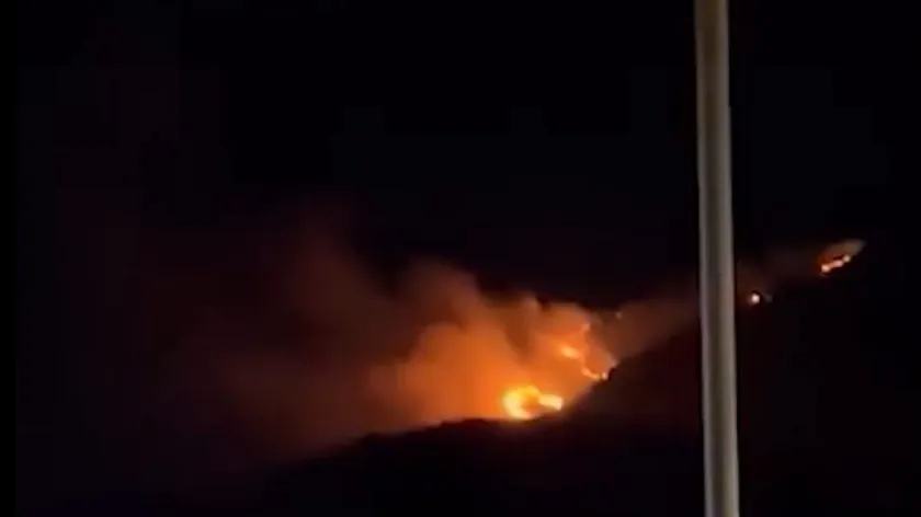 Sırbistan'ın Bara yakınlarında yeni bir yangın çıktı (Video)