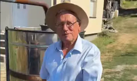 Sırp sanatçısı MilanÄe RadosavljeviÄ'in raki yapım videosu internette viral oldu.