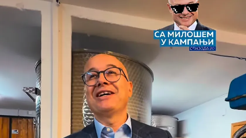 Sırp ilerleme partisi (SNS) lideri Miloş Vuçeviç, Instagram'da bir video paylaştı.