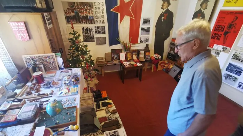 Sırbistan'ın Čačak kentinde bir emekli, evini Eski Yugoslavya Anı Müzesi'ne dönüştürdü