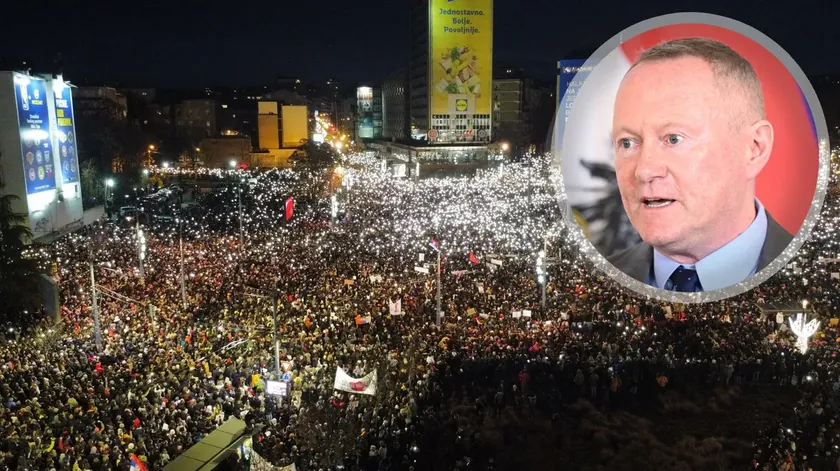 Sırbistan'da Abluka Altındaki Öğrenciler Avrupa Konseyi Komiseri ile Bugün Görüşüyor