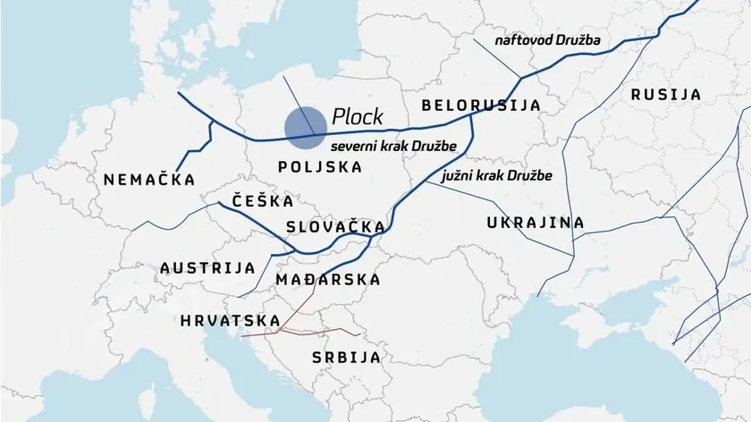 Ukrayna, Druzhba boru hattı üzerinden Macaristan ve Slovakya'ya petrol geçişini yeniden başlattı.
