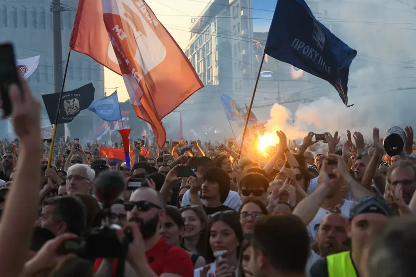 Sırbistan Kraljevo'daki Vidovdan protestosunda seçimler ve Kosova meselesi ele alınacak