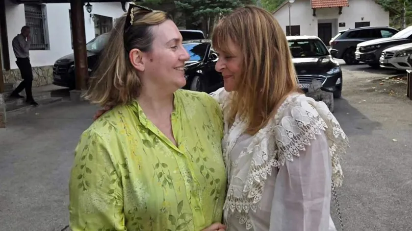 Sırp aktris Milica Milša, Hollywood yıldızına rastladı.