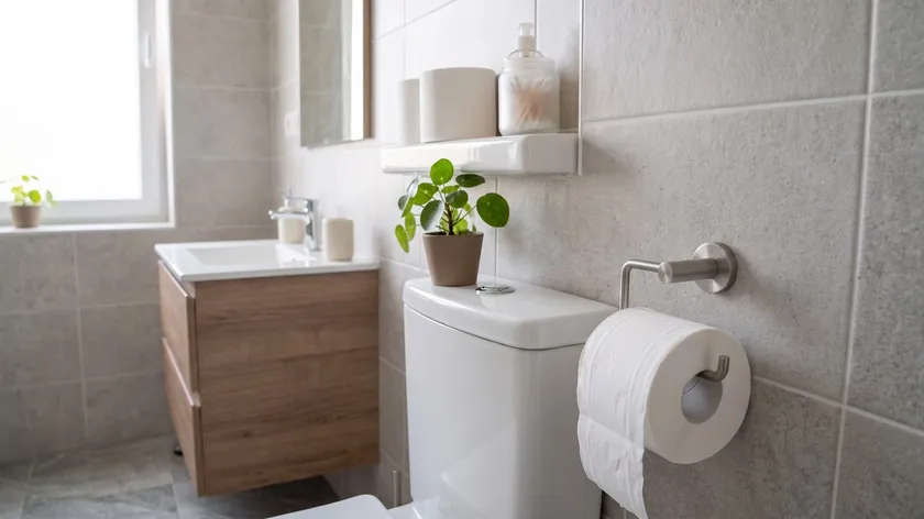 Toalet kağıdı banyo yerine başka bir yerde saklamak daha iyi olabilir.