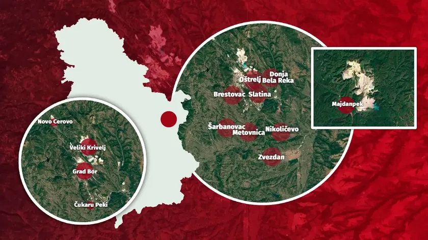 Kinesin ZiÄin Şirketi Sırbistan'da Artan Madencilik Faaliyetleriyle Çatışma Yaşıyor