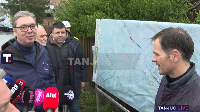 Sırbistan Cumhurbaşkanı Vučić, Surçin'deki Expo 2027 Projesi Şantiyesini Denetledi