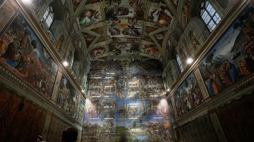 Vatikan Sistine Şapeli'ndeki 'Son Yargı' freskosu insan teri yüzünden restore ediliyor