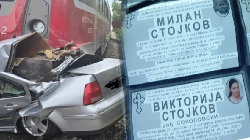 Sırbistan'da trajik bir trafik kazasında hayatını kaybeden anne ve çocuğun cenazesi bugün düzenlenecek.