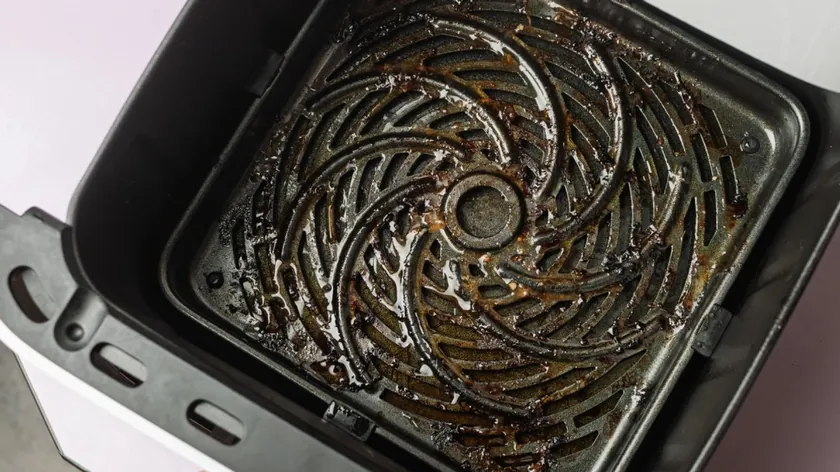 Airfryer temizliğinde bulaşık makinesi tableti yöntemi gündemde