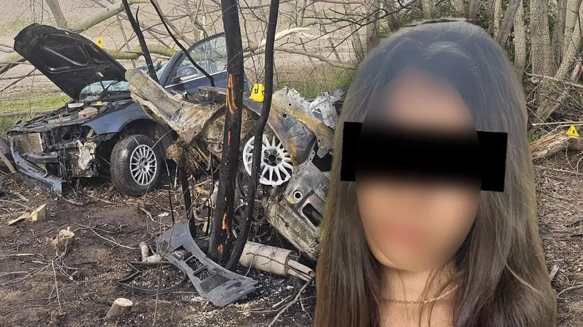 Slovakya'da feci kaza: İki genç yaşamını yitirdi, otomobil ağaçlara çarparak parçalandı