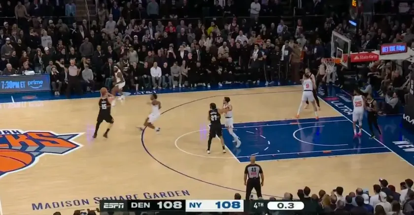 Sırp pivot Jokic New York'ta galibiyet şutunu kaçırdı, Nuggets uzatmalarda kaybetti.