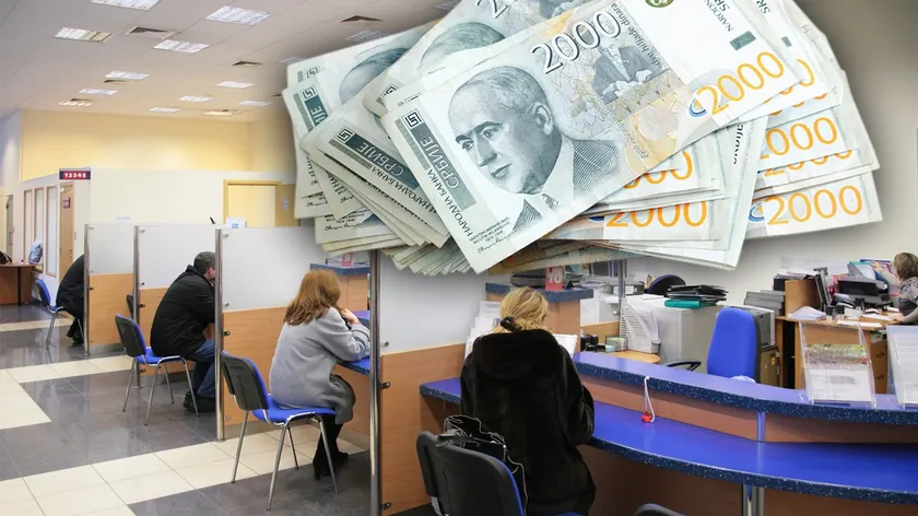 Sırbistan'da banka müşterisi Drago, yıllık hizmet bedelleri için 7.255 dinar ödedi