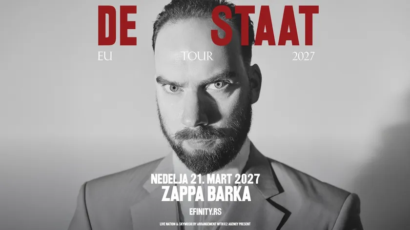 Hollandalı art-rock grubu De Staat 21 Mart'ta Zappa Barka'da konser verecek