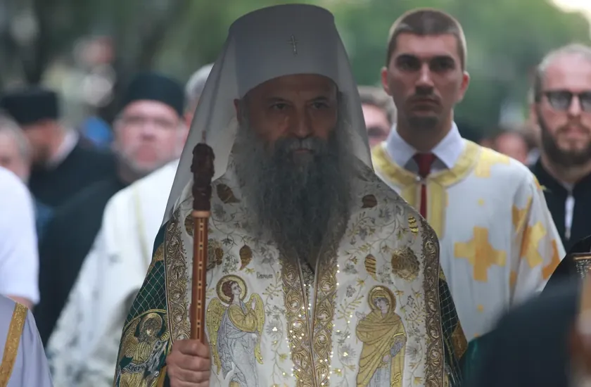 Patrijarh bir inşaat firması direktörünü Sveti Sava Nişanı ile ödüllendirdi.