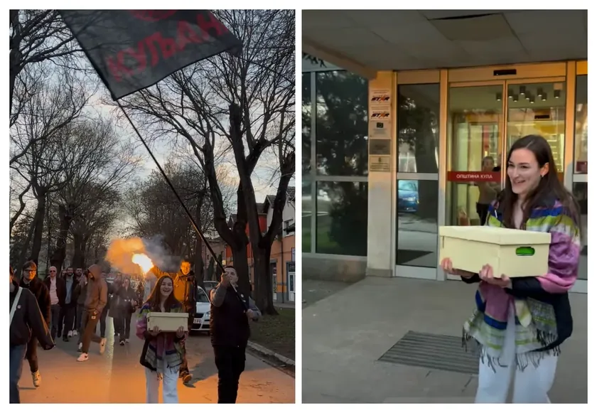 Sırbistan Kula'da Yeşil-Sol Cephe, yerel seçimlerde Gençlik Sesi listesine destek bildirdi.