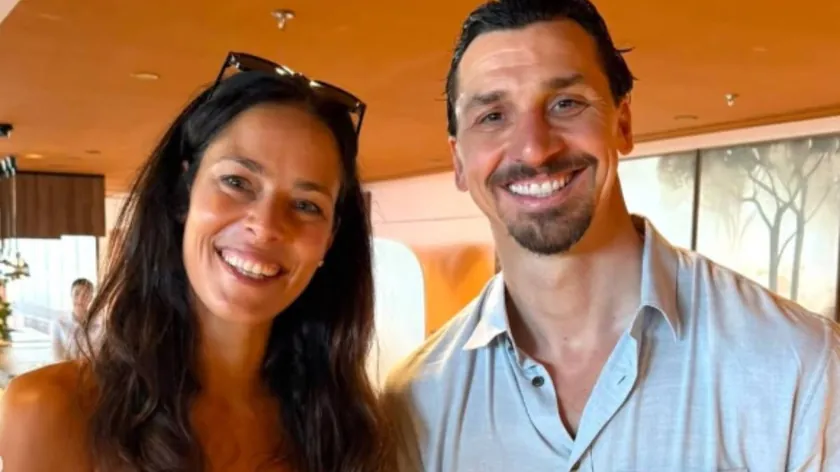 Ana Ivanović ve Zlatan Ibrahimović'in fotoğrafı büyük ilgi uyandırdı.