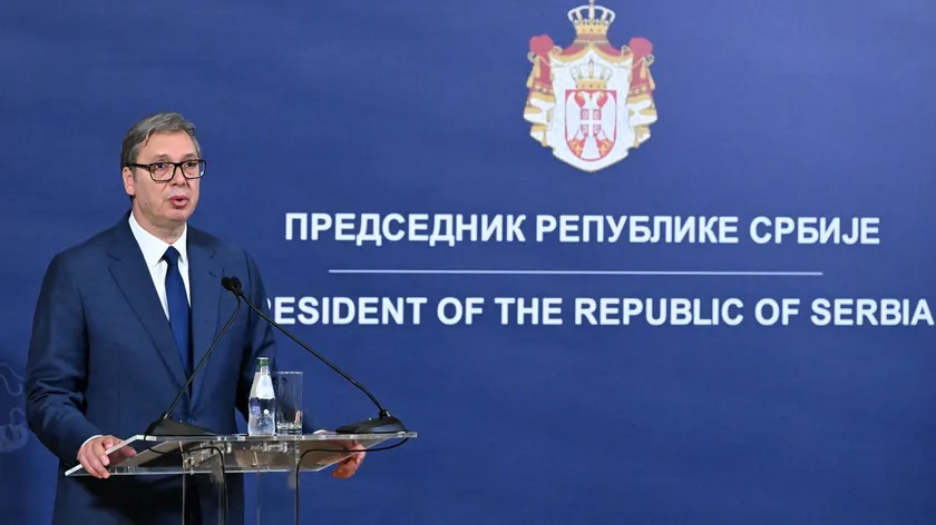 Sırbistan Cumhurbaşkanı Aleksandar Vučić, Almanya'nın Belgrad Büyükelçisi Anku Konrad'ı uğurlayacak.