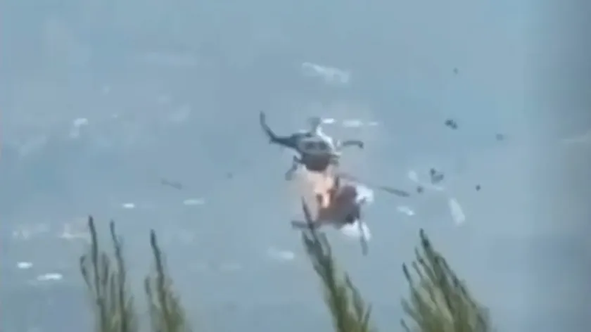 Grčka'da iki helikopterin çarpışması dünya çapında yankı buldu.